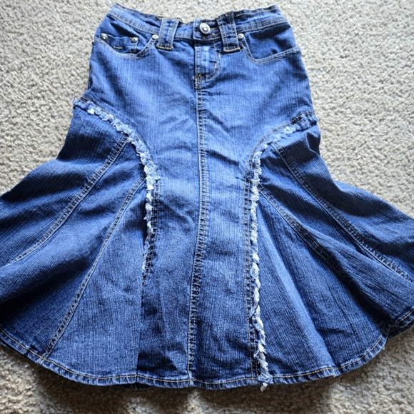 Candie's Girl's Midi Jean Skirt - Picture 2 of 6